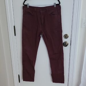 Burgundy Levi's 508 Pants